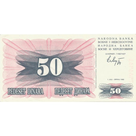 50 Dinares de 1992