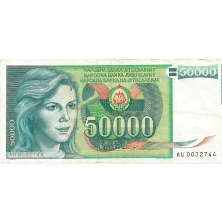 50000 Dinares de 1988