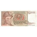 20000 Dinares de 1987
