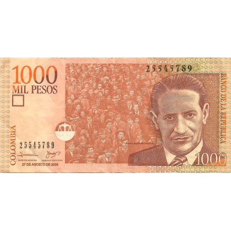 1000 Pesos de 2008