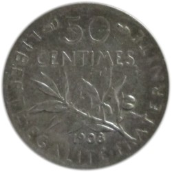 50 Céntimos de 1908