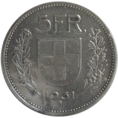 5 Francos de 1931 B