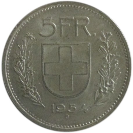 5 Francos de 1954 B 