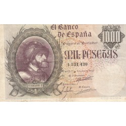 1000Ptas, Carlos I. 21 de Octubre 1940