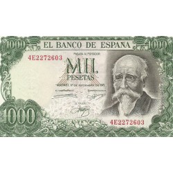 1000 Ptas.José Echegaray.17 Septiembre 1971.