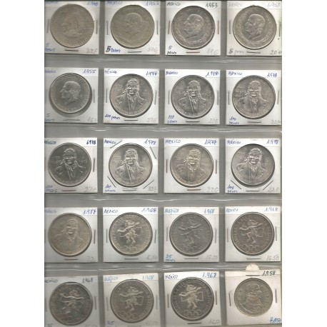 Monedas México Plata