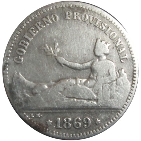 1 Peseta de 1869