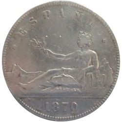 5 Pesetas de 1870