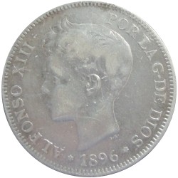 5 Pesetas de 1896