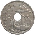 50 Céntimos de 1949 (Variante Flechas Invertidas)