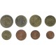 Tira de 8 Monedas de Austria