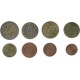 Tira de 8 Monedas de Holanda