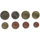 Tira de 8 Monedas de Estonia