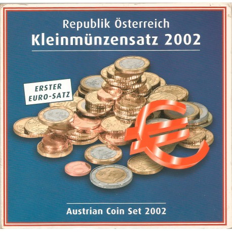 Cartera de 8 Valores de Austria del 2002