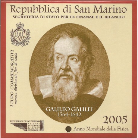 Cartera de 2 Euros de San Marino del 2005 