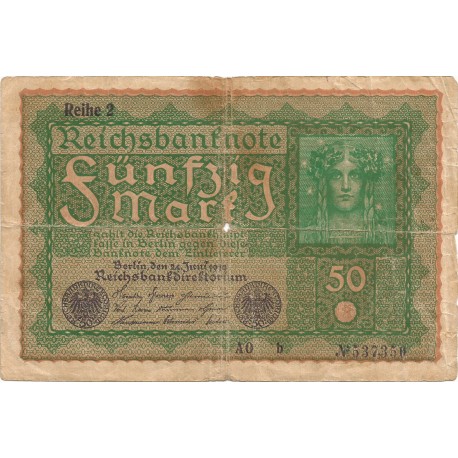 50 Marcos de 1919