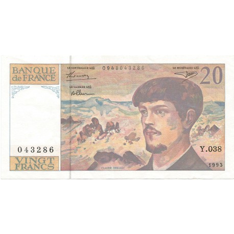 20 Francos de 1993