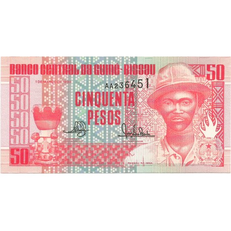 50 Pesos de 1990