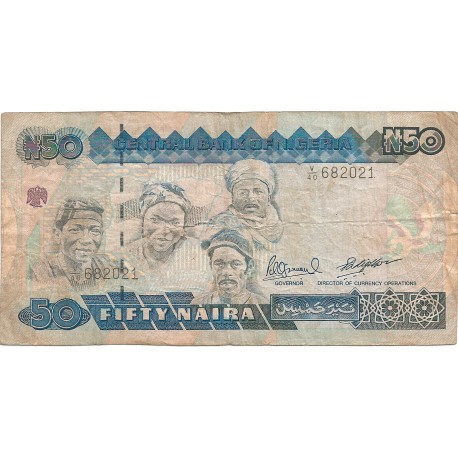 50 Naira de 1991