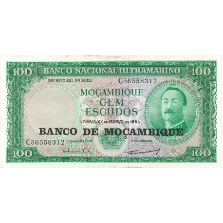 100 Escudos de 1961
