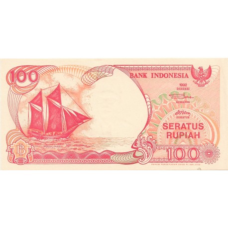 100 Rupias de 1992